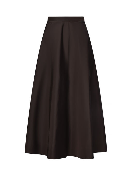 Юбка миди, коричневая Dorothee Schumacher | Фото 1