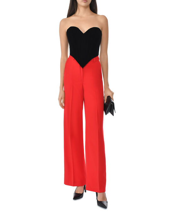 Бархатный корсет, черный ALINE | Фото 3