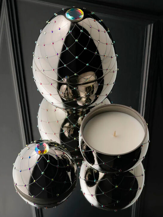 Ароматическая свеча Bois de Russie Silver, 450 г Ladenac Milano | Фото 2