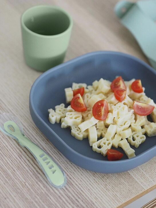 Набор посуды 2 тарелки, стакан, ложка COFFRET REPAS SILIC MINERAL BEABA | Фото 7