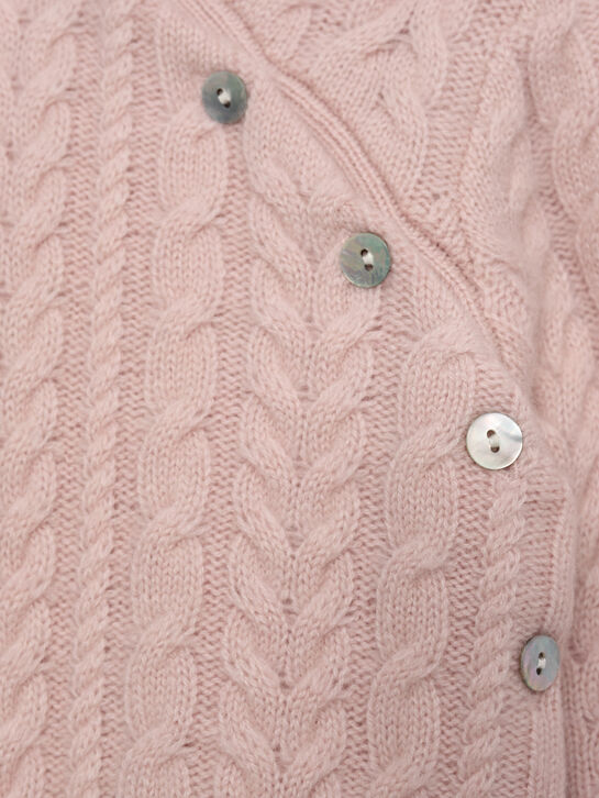 Комбинезон из кашемира, розовый Oscar et Valentine | Фото 3