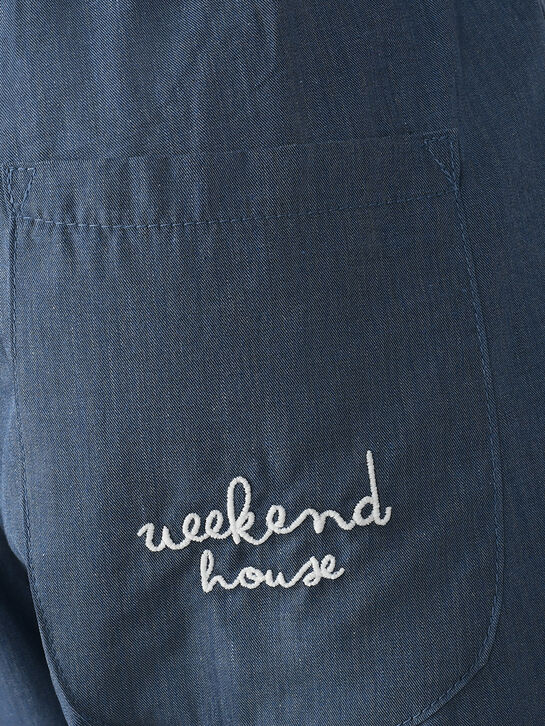 Брюки с принтом, синие Weekend house kids | Фото 4