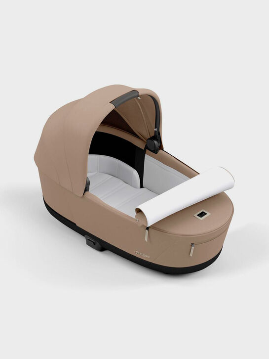 Коляска 3 в 1 Priam IV Rosegold, Cozy Beige со спальным блоком Lux Carry Cot, креслом Cloud T и базой Isofix CYBEX | Фото 11