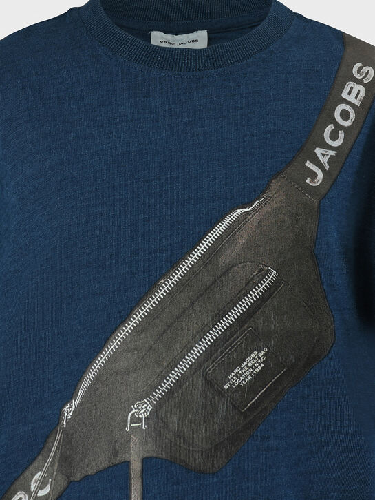 Футболка с принтом &quot;поясная сумка&quot; Marc Jacobs | Фото 3