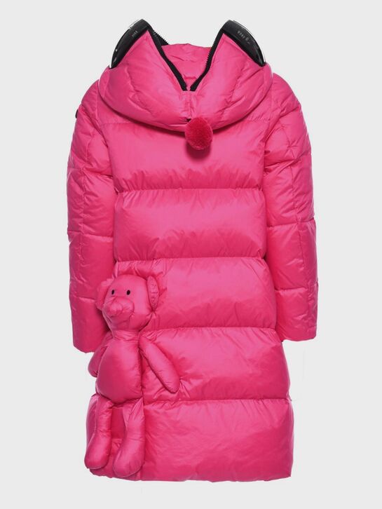 Стеганое пальто с мишкой на спине AI RIDERS ON THE STORM | Фото 3