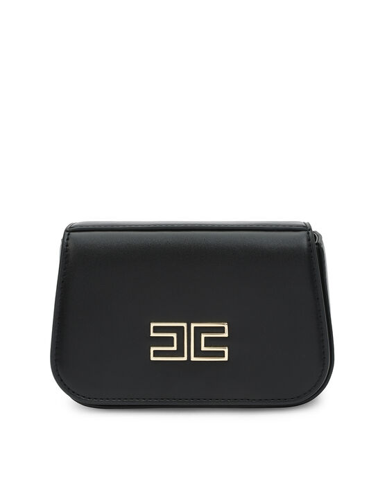 Сумка с золотым лого Elisabetta Franchi | Фото 1