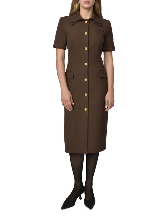 Платье миди на пуговицах ALINE | Фото 3