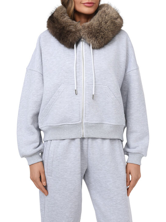 Худи с эко-мехом Flashin | Фото 3