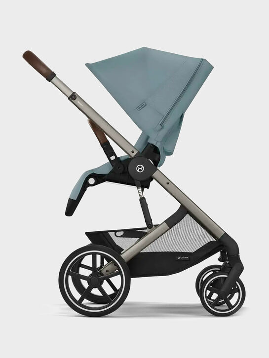 Коляска Balios S Lux TPE Stormy Blue с дождевиком CYBEX | Фото 4