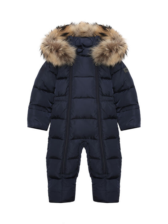 Комбинезон с межовой отделкой, синий IL Gufo | Фото 3