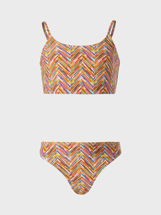 Купальник с принтом &quot;зигзаги&quot; Missoni | Фото 1