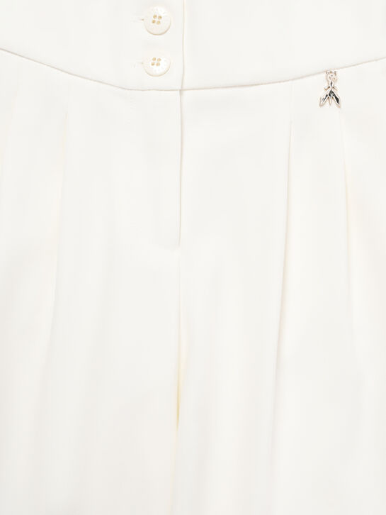 Брюки свободного кроя, белые Patrizia Pepe | Фото 3