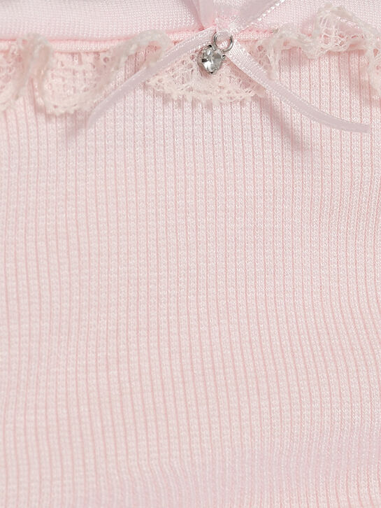 Трусы в рубчик, розовые Story Loris | Фото 3