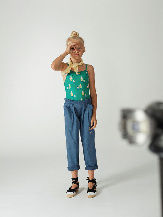 Брюки с принтом, синие Weekend house kids | Фото 2