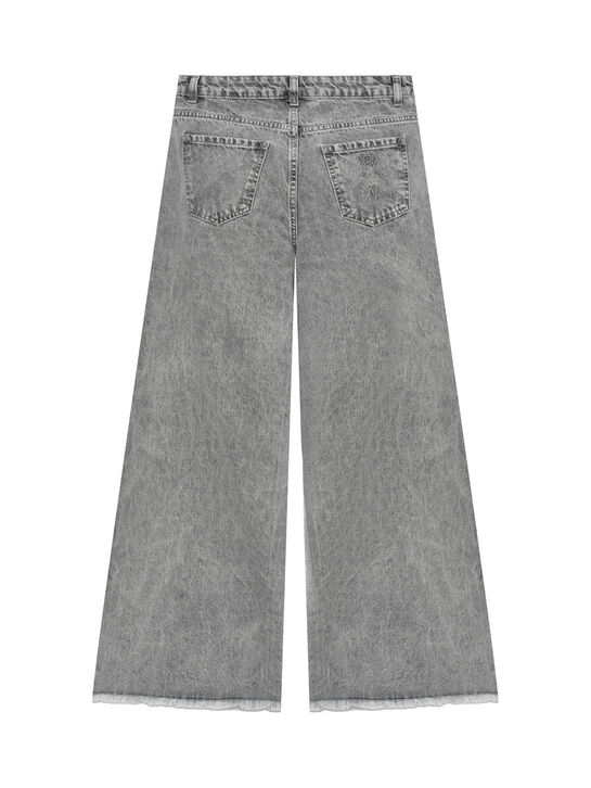 Джинсы широкие, серые Patrizia Pepe | Фото 2