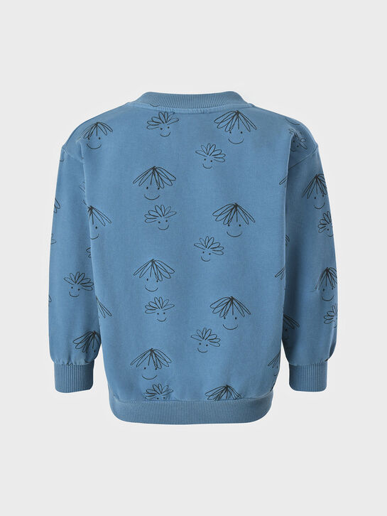 Свитшот, принт рожицы Weekend house kids | Фото 3