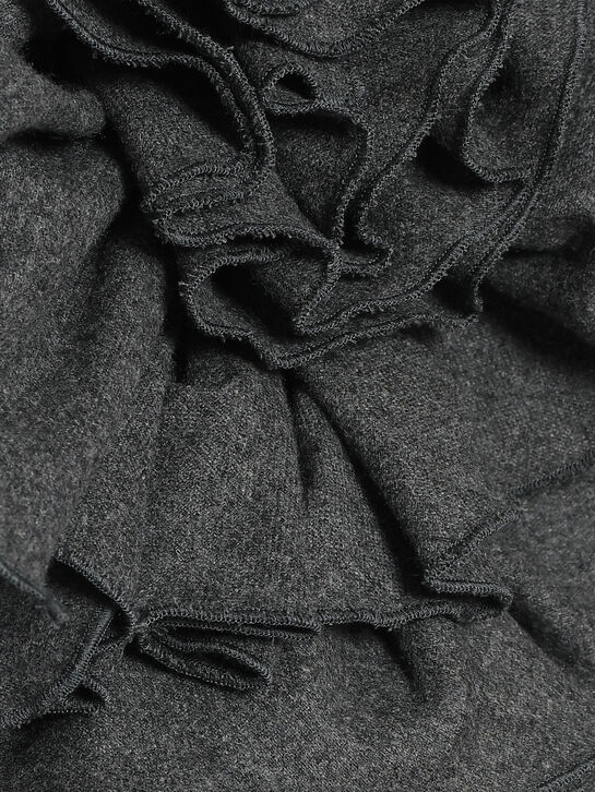 Рубашка с аппликацией &quot;роза&quot;, серая DOUUOD | Фото 4