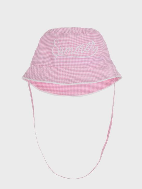 Панама в мелкую клетку, розовая Catya | Фото 3