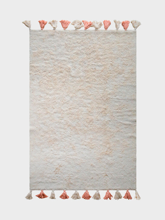 Хлопковый ковер Colorful White Pink 120x180 см Lillaland | Фото 1