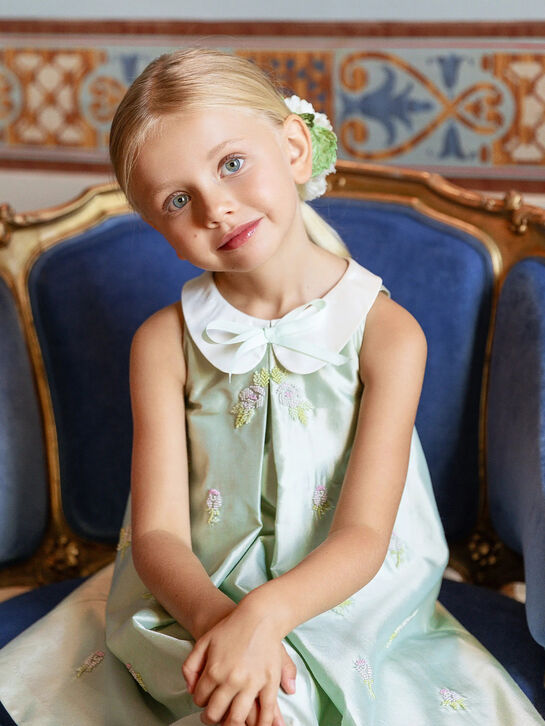 Платье с вышивкой из бисера Maison Ava | Фото 2