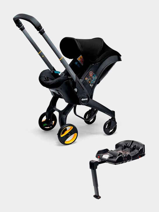 Коляска-автокресло Dоona i Nitro Black в комплекте с базой ISOFIX Doona | Фото 1
