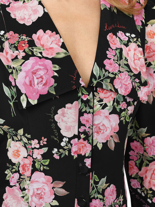 Платье с цветочным принтом Roses & Lace | Фото 6