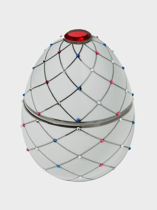 Ароматическая свеча Bois de Russie White with Silver Stripes, 450 г Ladenac Milano | Фото 1