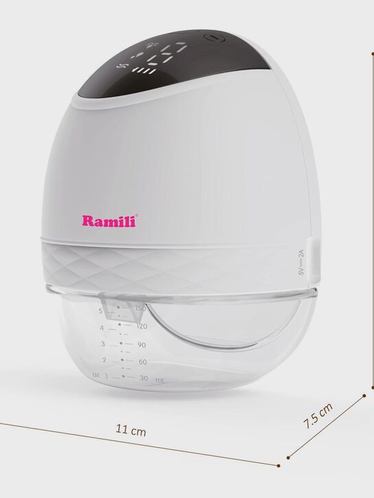 Бионический электронный молокоотсос 2в1 под бюстгальтер SE500 Ramili | Фото 4