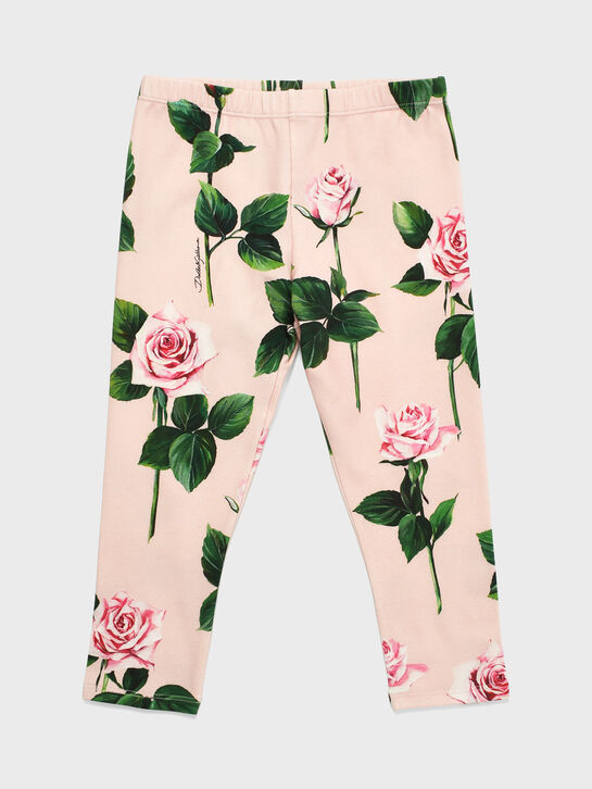 Леггинсы, принт розы Dolce&Gabbana | Фото 1