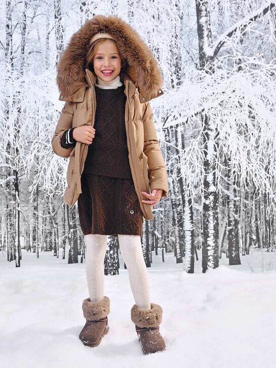 Джемпер вязаный, коричневый Barrow | Фото 2