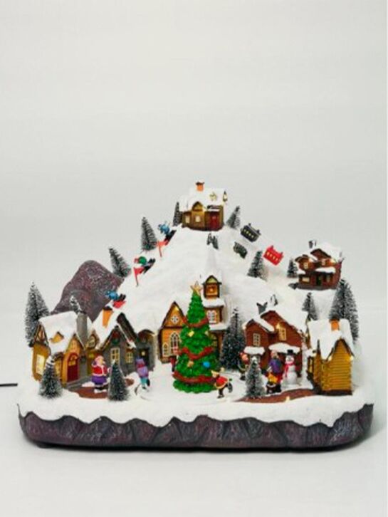 Новогодний сувенир &quot;Зимняя деревня&quot; Musicboxworld | Фото 3