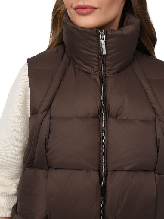 Жилет over size, шоколадный Freedomday | Фото 6