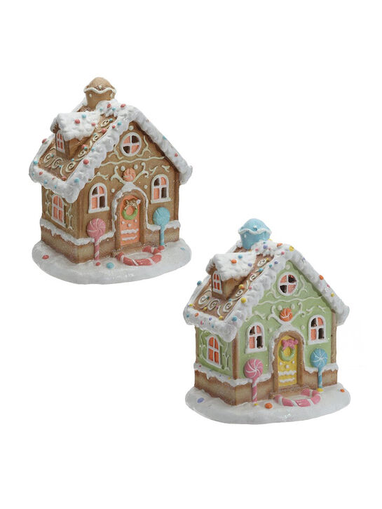 Фигрка декоративная &quot;Домик&quot; с подсветкой (АААх3) 28 см TIANQIN ARTS AND CRAFTS | Фото 1