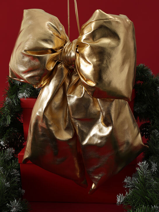 Бант для декора золотистый, 50 см Goodwill | Фото 2