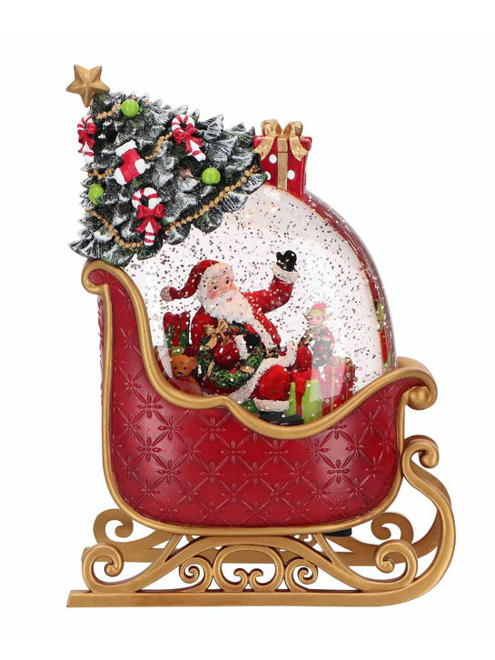 Новогодний сувенир Сани Санты 17,5×8,6×24,6 см Timstor | Фото 1