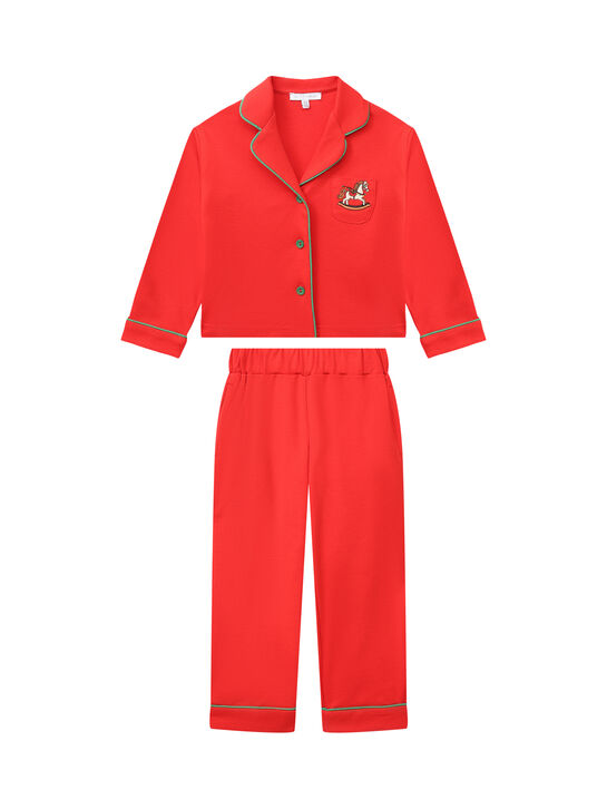 Пижама с вышивкой &quot;лошадка&quot;, красная Dan Maralex | Фото 1