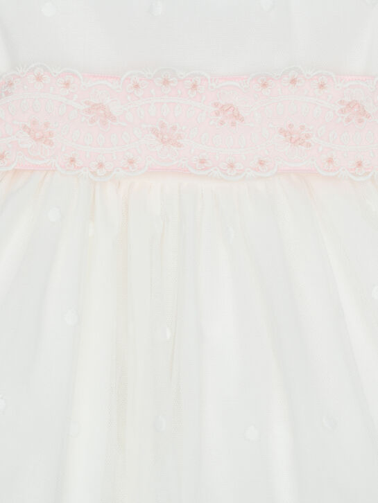 Платье с ажурной вышивкой, белое Marlu | Фото 3