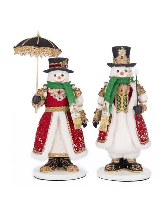 Набор интерьерных фигурок Снеговики, 37 см Goodwill | Фото 1