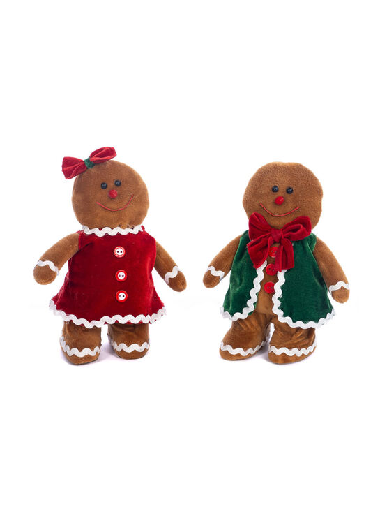 Елочные подвески Пряничные мальчик и девочка, 19 см Goodwill | Фото 1
