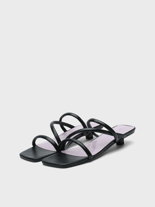 Босоножки Morena с ремешками, черные By Far | Фото 2