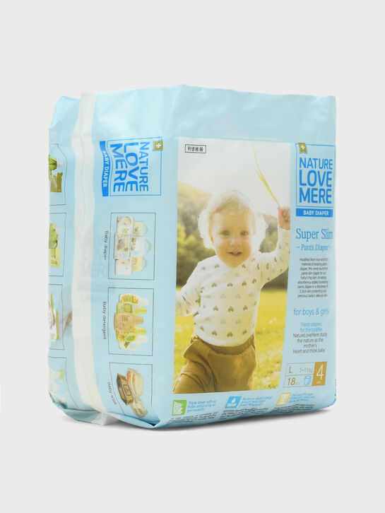 Подгузники-трусики супертонкие Super Slim, L 7-11 кг, 18 шт NATURE LOVE MERE | Фото 2