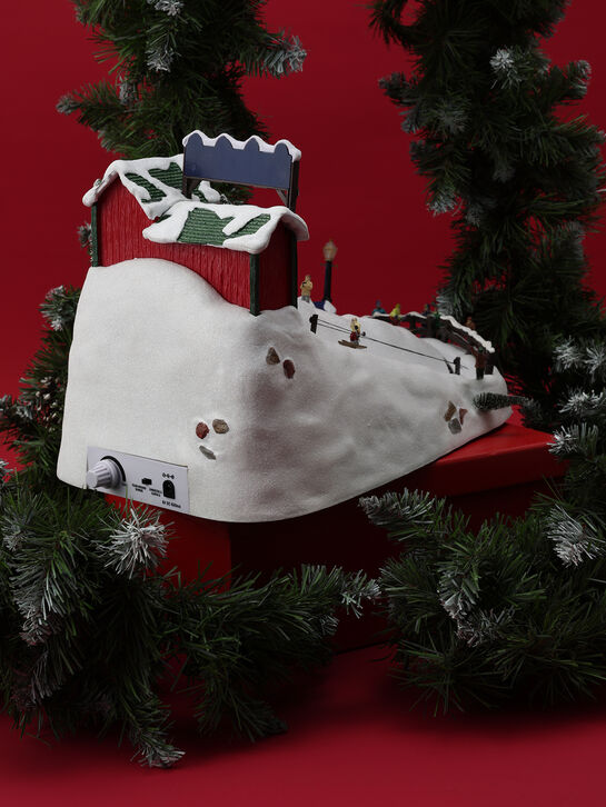 Новогодний сувенир &quot;Альпийский слалом&quot;, адаптер Musicboxworld | Фото 3