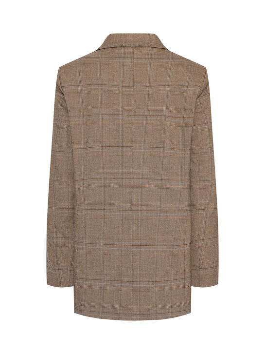 Жакет однобортный в клетку CHIARA Pietro Brunelli | Фото 6