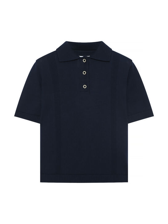 Футболка-поло, синяя KengLabel | Фото 1