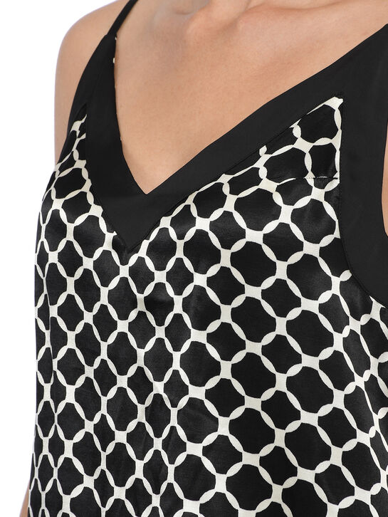 Топ на бретелях с геометрическим принтом Flashin | Фото 4