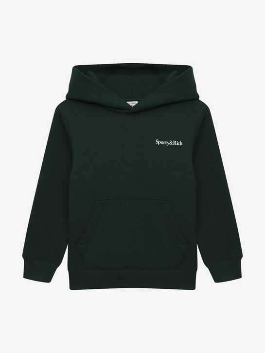 Толстовка-худи с лого на груди Sporty&Rich | Фото 1