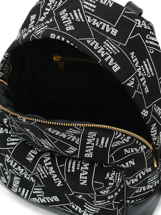 Рюкзак со сплошным лого, черный Balmain | Фото 3