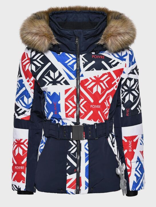 Куртка с геометрическим принтом Poivre Blanc | Фото 1