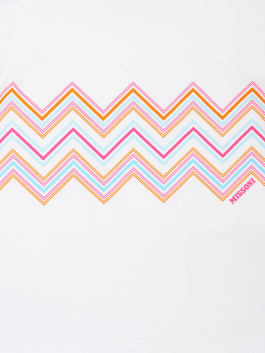 Футболка с принтом &quot;зигзаги&quot; Missoni | Фото 3