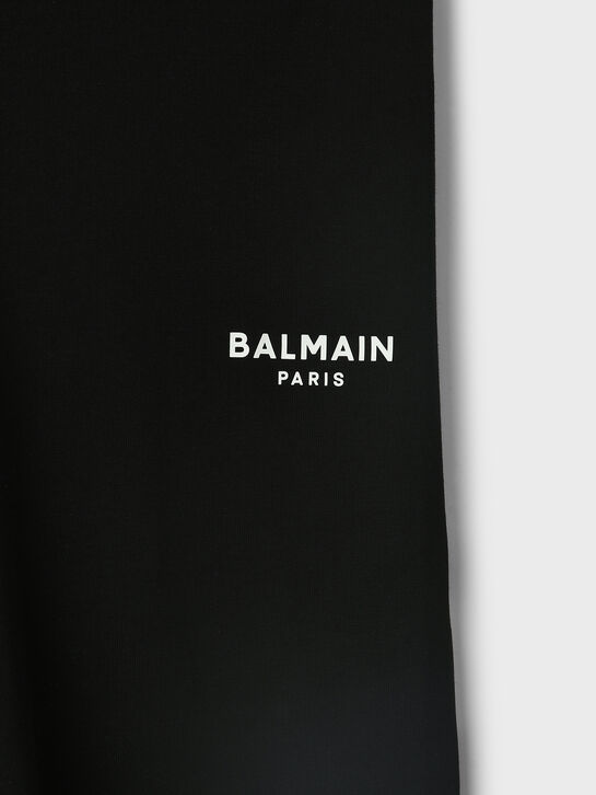 Леггинсы с белым логотипом Balmain | Фото 3